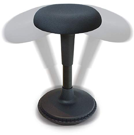 Wobblez ergonomischer Bürostuhl | Rückenschonender Wackelhocker Höhenverstellbar von 55-75 cm für einen normalen Schreibtisch | bürohocker ergonomisch testsieger | ergonomischer bürostuhl