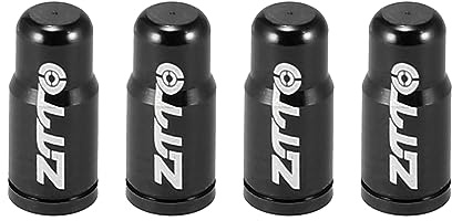 X AUTOHAUX 4pcs Tire Valve Caps French Dust Covers for Bicycle Road Bike Black