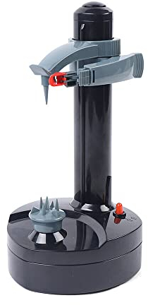 Pelapatate elettrico automatico, pelapatate automatico, con 3 lame di ricambio per frutta e verdura da cucina
