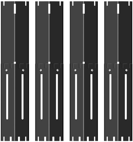 34CM a 53.5CM Universale Barre Flavorizer, Regolabile Griglia Accessori Barbecue a Gas Copri Acciaio Porcellana Smaltata, Piastra BBQ Diffusore di Calore (4 Barre Flavorizer)