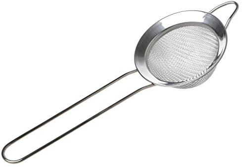 Colador de harina de cocina, tamiz de malla multifuncional de acero inoxidable 201, apto para cocinar eficientemente y hornear