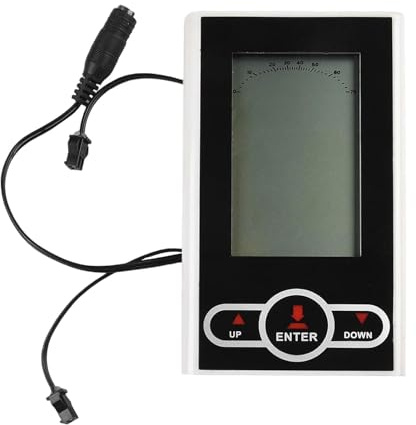 Fahrradtacho Analog | Monitor Tachometer mit LCD Display - Geschwindigkeit Kalorien Distanzmessung Gym Zubehör für Indoor Cycling