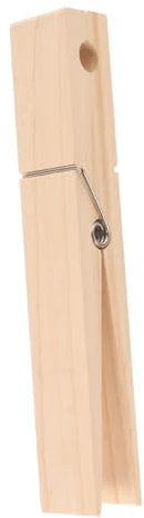 TOPPERFUN Molletta Gigante in Legno Per Asciugamani Portasciugamani Salvaspazio Decorazione Per Lavanderia Espositore Multifunzionale Per Bagno e Casa