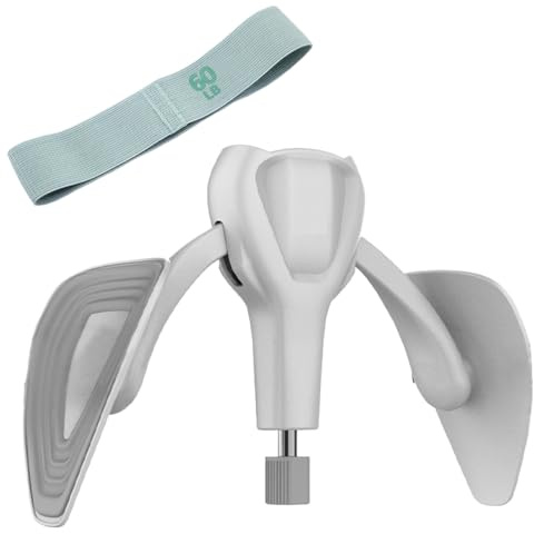 Zuxbolf Attrezzo Interno Coscia,Allenatore per Muscoli del Pavimento Pelvico con Cinturino per Gambe,Allenatore per Cosce per l'allenamento della Forza di Braccia e Gambe