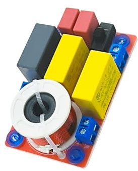 100W Speaker Frequency Divider Board Treble Base 2-Way Power Sound Crossover Filter Frequency Distributor Module Crossover Wiring Kit
