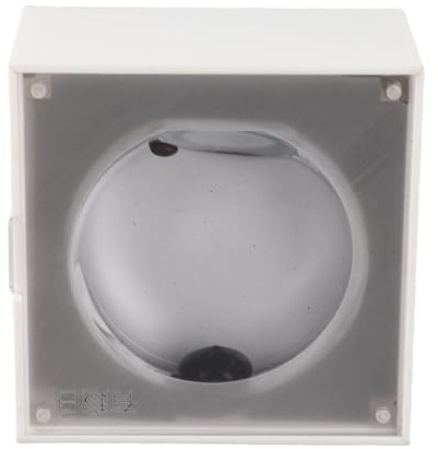 Bewinner Ferrofluid-Lautsprecher mit Rhythmuslicht, 2000-mAh-Akku, Magnetischer Fluid-Sound-Visualizer für Heimdekoration, Partys und Büroumgebungen (White)