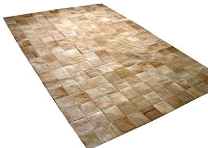 Vip Leather Nueva Alfombra de Piel de Vaca Patchwork. Diseno Exclusivo. Codigo Ar111 (120 cm x 180 cm)