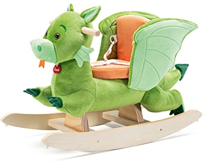 Rutsch-Drache | Plüsch-Schaukelspielzeug | Trudi | 33x48x72cm | XXL | Rocking Animals | Modell 29807