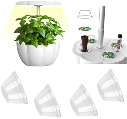 Kit De Gousses De Graines Plateau de semis agricole Transparent, Kit de dosettes de graines for système de culture en serre, fournitures hydroponiques for plantes d'intérieur et d'extérieur Pour Cultu