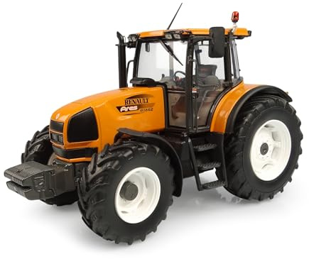 Universal Hobbies Tracteur Miniature Renault Ares 816 RZ avec Masse Avant Fixe