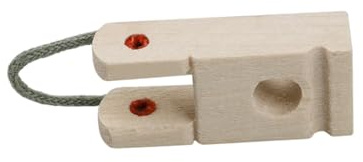 10 Pcs Piano Butt Flange Middle Pedestal Line Shaft Bracket | Beige Rope and Wood Build, Replacement Part for Piano, Easy Install Set for Music Lovers