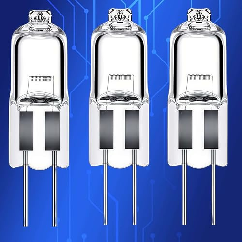 LISOCLU G4 Lampes Halogènes Blanc Chaud 3000k Dimmable Lumière Pour Les Hottes De Cuisine, Cuisines, Salon Et Chambre! 3pcs pour la conception d'éclairage créatif!(50W/12V)