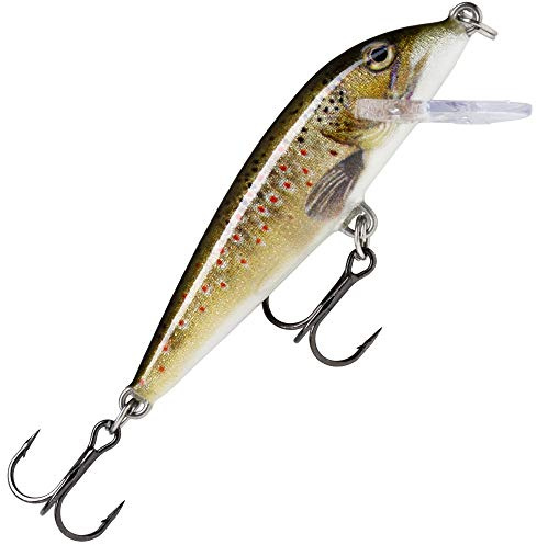 Rapala Nedräkningsdrag flytande balsa sötvatten | Handgjord balsakonstruktion - flytande sötvattensdrag - storlekar 5 till 11 cm - naturliga färger - tillverkad i Estland