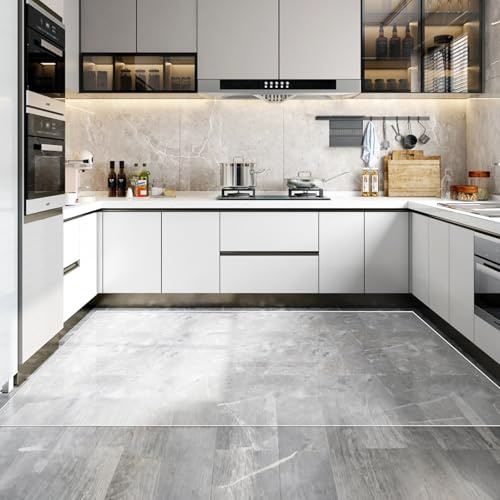 6 x 9 ft Clear Area Rug, 60 mil Padded Office Plastic Floor Mat, 72 x 108 Waterproof Vinyl Rugs for Kitchen, Large Transparent Carpet Pad for Dinning Room, Living Room