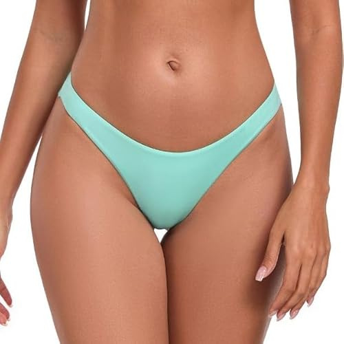 RELLECIGA Dam badkläder bikini underdel brasiliansk skuren bikini underdel, Tifanny, S