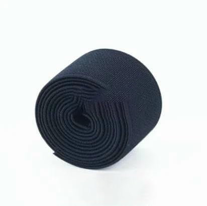Banda elástica gruesa de color duradero para pantalones, banda de goma para la cintura, banda elástica plana, accesorios elásticos, 4 cm, azul marino, 40 mm, 3,0 m