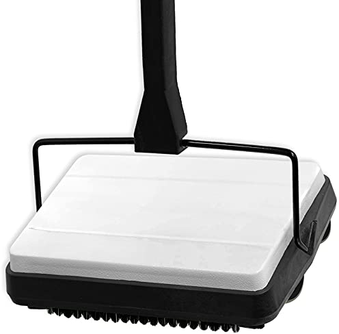 SPARES2GO Cordless Carpet and Hard Floor Manual Sweeper