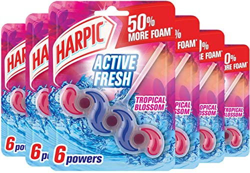 Harpic Fresh Power 6 Tropical Blossom, 6 Stück