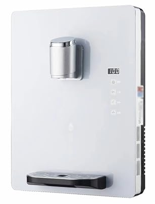 Refrigeratore D'acqua Per Ufficio a Parete, Distributore D'acqua Da 2200 W Per Unità Alimentata a Rete a Parete, Riscaldamento Rapido 3s, Controllo Touch Screen, Con Funzione Di Protezione Blocco Bamb