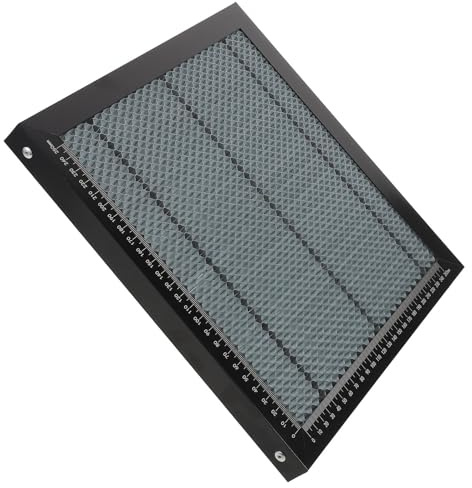Parliky Tapis De Table pour Machine À Graver Au pour Panneau De Travail en Nid d'abeille Panneau en Nid d'abeille Plus Long Accessoires Tapis De Table Noir Gravé