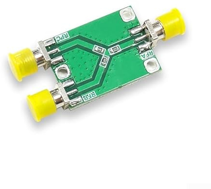 Module répartiteur RF 6 GHz, diviseur d'alimentation 1 à 2 avec prise USB, correspondance d'impédance 50 Ohm pour antennes actives et amplificateurs de signal dans des applications RF multi-appareils