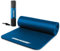 Muawo Premium Sportmatte und Fitnessmatte, perfekt als Yogamatte, Gymnastikmatte, Trainingsmatte | rutschfest | extra-dick & extra-lang | 190 cm Länge x 100 cm Breite x 1,5 cm Dicke (Dunkelblau)