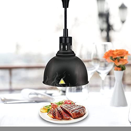 Chauffe-plats commercial, lampe chauffante rétractable pour tuyau de lampe, lampe chauffante suspendue pour aliments, pour la maison, la cuisine, l'hôtel, le restaurant, le service alimentaire