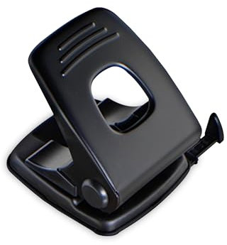 G4GADGET 2 Hole Punch, 20 Sheets Capacity, Durable Metal Paper Puncher with Precision Guide, Compact and Portable Design for Home, Office, and School