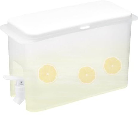 Dispenser Detersivo Liquido Bianco 3, 5 in Pp Rubinetto | Contenitore Sigillato Anti-perdita, Formato Compatto e Portatile, Uso Quotidiano in Casa
