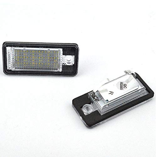 Kurl-T 2Pcs led license plate light tail light car number lamp fit for Au di A3 8P A4 B6 B7 A5 A6 4F Q7 car accessories