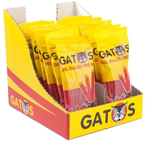Gatos Regaliz Fresa Bolsitas 20 un