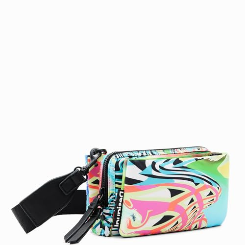 Desigual Hawaiian Geosurfer Ronda Across Body Bag Material Finishes