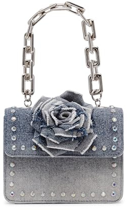 Steve Madden Bmckenna Mini Rosette Crossbody Blau, Blau