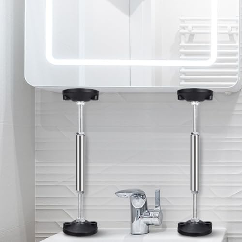 Teleskop-Schrank-Stützstange mit hochfester Basis, unterstützt bis zu 300 kg, stabil und zuverlässig (30–45 cm)