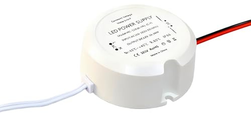 Transformateur 220V 12V 36W 3A Alimentation LED 12V, LED Alimentation Driver IP66, Transformateur LED AC DC, Adaptateur Tension Constante Étanche Sans Scintillement pour Éclairage