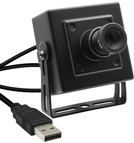 MMlove 11.6MP USB Camera High Speed 120fps 3040P Webcam 26° Viewing Angle 12mm Lens Streaming Camera Lightburn Camera Plug & Play Mini USB Camera for PC Laptop Raspberry Pi Skype Zoom FaceTime