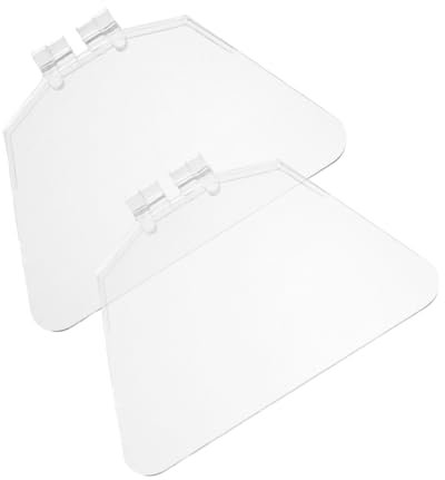 LIFKOME Protector Ocular para Amoladora de Banco de Plástico Transparente, 2 Piezas, Resistente al Polvo, Adecuado para Uso en Hogar E Industria