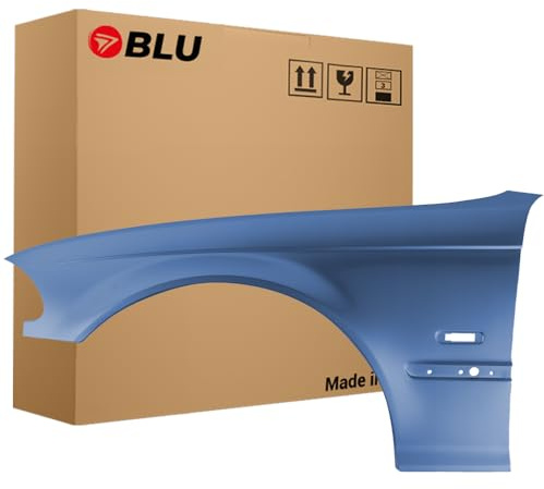 BLU Kotflügel Passend für BMW 3 E46 372 Links Blau | 1998-2001 | Vorderseite Vorne | Lackiert | Einbaufertig