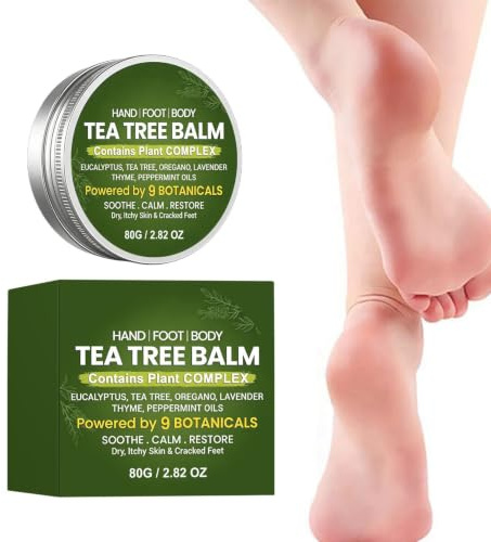 Crème anti-démangeaisons cutanées 80g Baume Hydratant Non Gras Doux Pour | Crème Pour Les Pieds Secs Et Gercés Pour Femmes Hommes Talons Mains Corps Nuit Maison