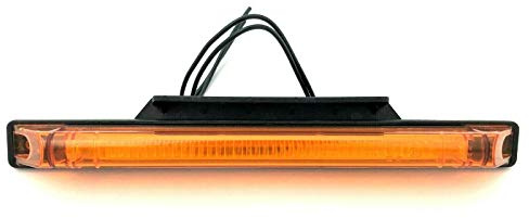 Matel Service Orange LED Seitenleuchte, Umrissleuchte, Begrenzungsleuchte für LKW PKW Anhänger, Trailer, Wohnwagen usw.