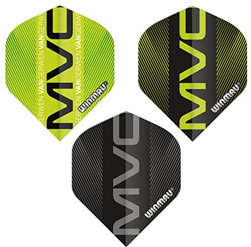 WINMAU Michael Van Gerwen MvG Dart Flight Pack - 3 Sets Per Pack (9 Flights in total)