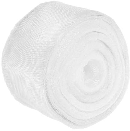CLISPEED Glasfaser-wickelbandrolle Gewebtes Glasfaserband Glasfaser-stoffreparaturband Glasfasermattenband in Leinwandbindung Hochtemperaturbeständiges Glasfaserband Für Industrie Und