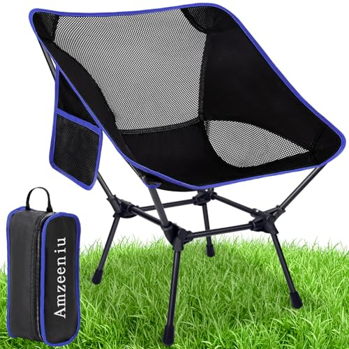 Vleuexe Sedia Campeggio Pieghevole,Sedia da campeggio con Borsa da Trasporto,sedia portatile, Sedia Pieghevole,Sedie Campeggio per Picnic,Esterni,Giardino,Campeggio,Spiaggia,Viaggi,Pesca,Viaggio