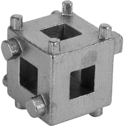 JZvgSktNz Car Rear Disc Brake Piston Retractor Tool Wind Back Cube Caliper Adaptor Compatible With Automotive Vehicles