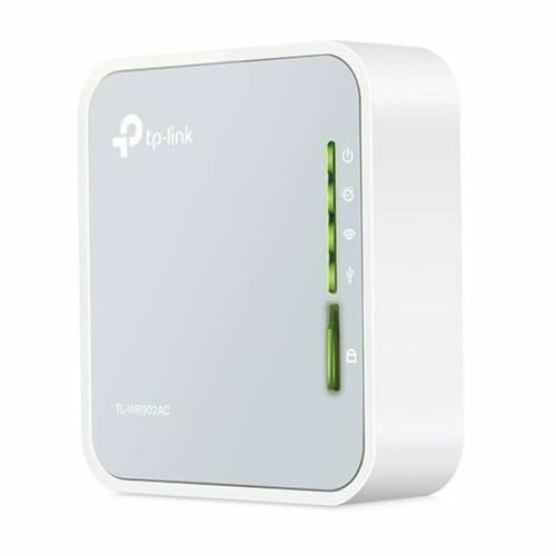 TP-Link AC750 Wireless Portable Nano Travel Router - WiFi Bridge/Range Extender/Access Point/Client Modes, Mobile in Pocket(TL-WR902AC) (Renewed)