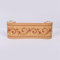 GouieRylin Tapetenbordüre selbstklebend PVC Sockelleiste Dekorative Bordüre Selbstklebende Home Bordüre Küche Tapetenbordüre selbstklebend für Badezimmer Wohnzimmer Braunes Muster 10.6×1000cm