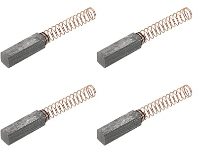 PATIKIL Escobillas de Carbón para Motor 14x4x4mm Cepillos de Carbón 4Pcs | para Herramienta Eléctrica Reemplazo de Reparación de Angular Amoladora Mesa Sierra Taladro de Mano
