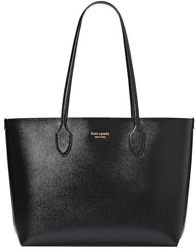kate spade new york Bleecker Saffiano Leather Large Tote, Black