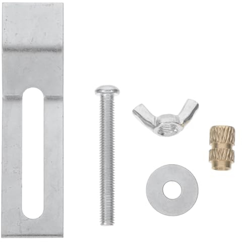 DIYEAH Silver Undermount Sink Mounting Brackets Made of Copper and Iron Elegant Design Rigorous Testing High Adaptability Suitable for Undermount Sinks Wash Basins