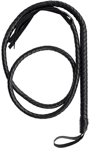 VICASKY Peitsche: Peitsche für Sklaven-Whip: Flogger: 1. 8-2.0cm Whip Sklaven Flogger Exoticwhip Reitgerte Bullwhip Zirkusdirektor Kostüm Schwarze Catwomen Halloween kostüm Zubehör Performance